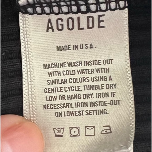 Agolde Lyra cut out long sleeve sweater - Picture 3 of 4